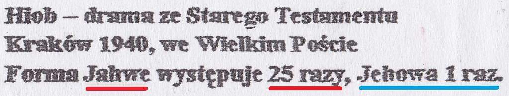 Karol Wojtyła Hiob