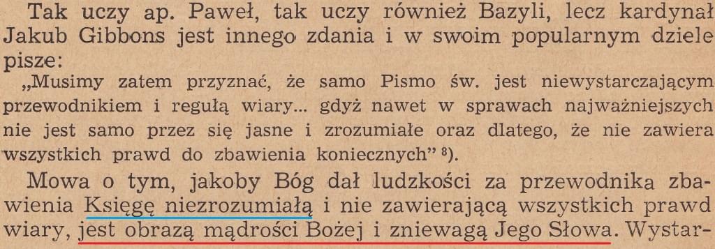 Kościół dogmatów i tradycji
