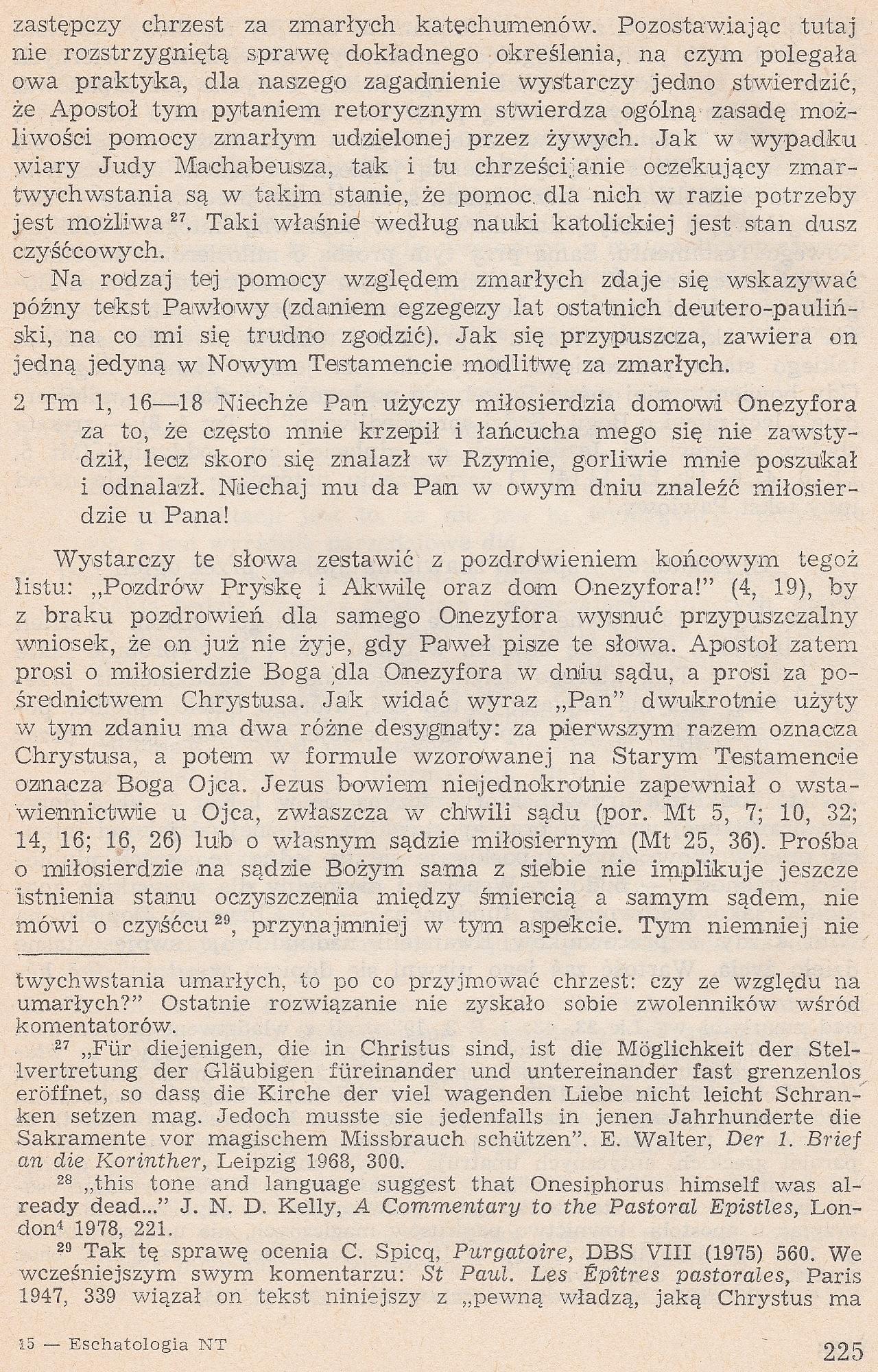 Eschatologia biblijna Nowego Testamentu