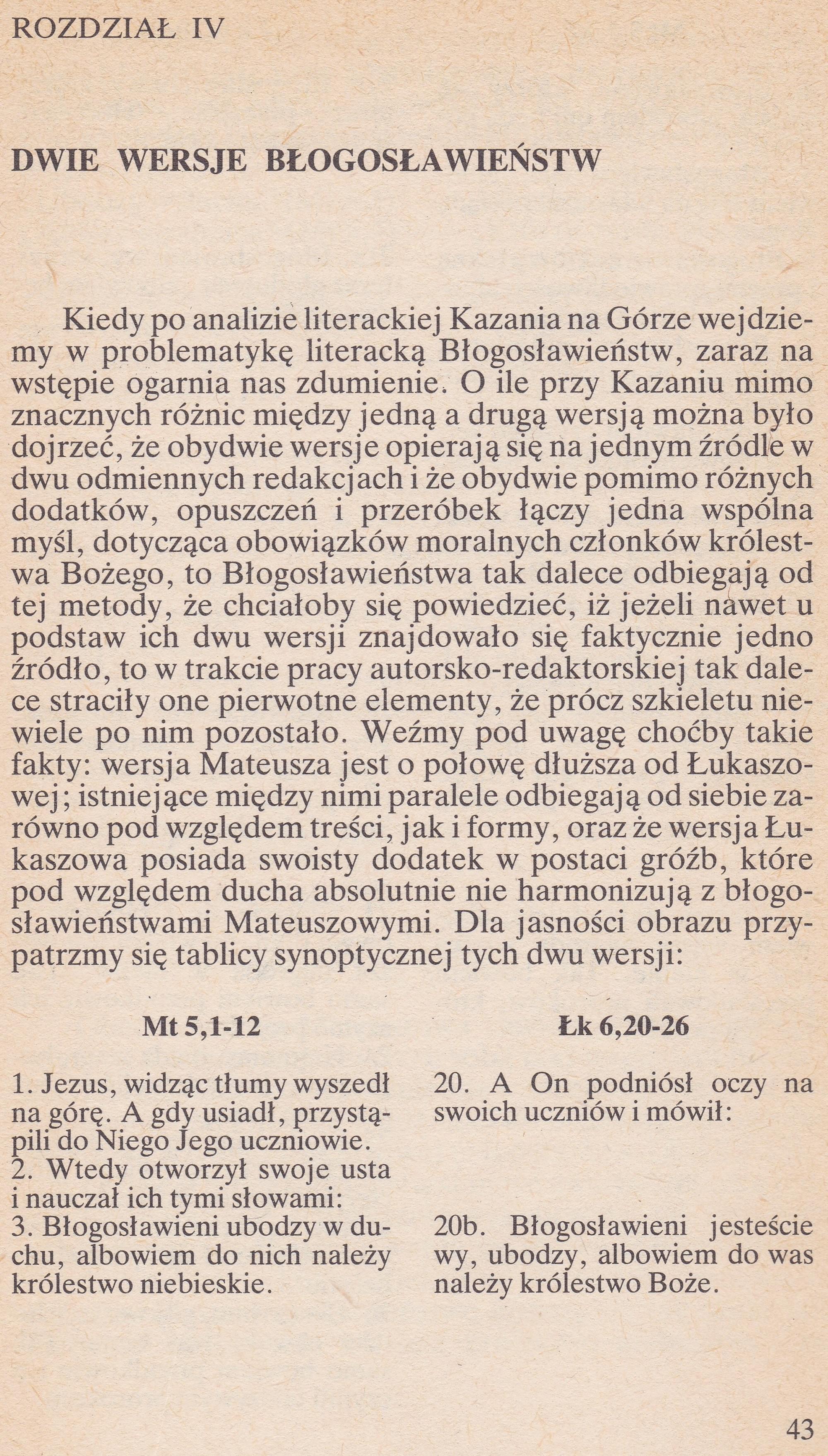 Błogosławieństwa Ewangelijne