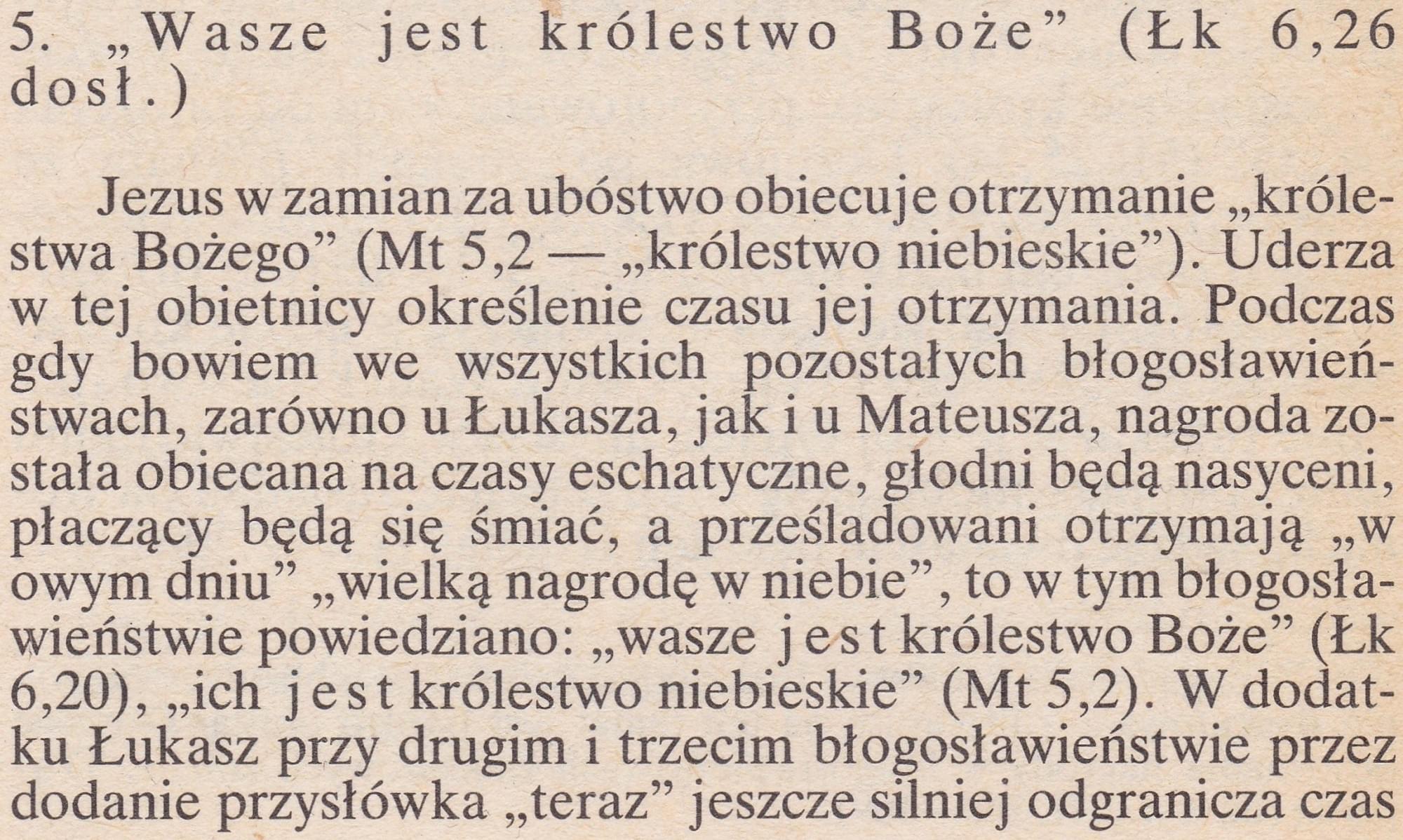 Błogosławieństwa Ewangelijne
