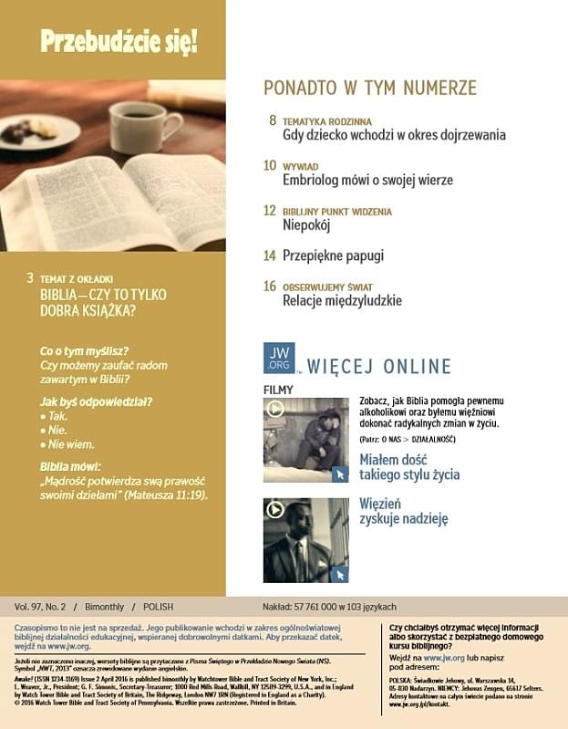 Przebudźcie się! Nr 2 2016