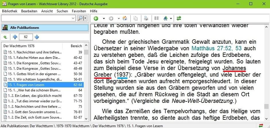 Watchtower Library 2012