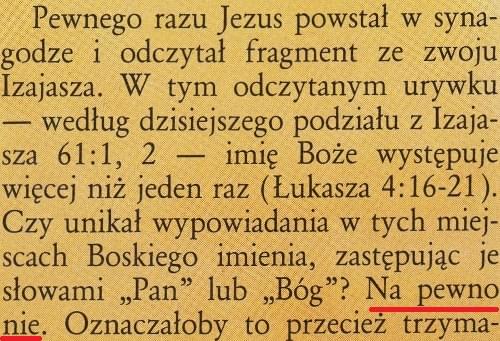 Imię Boże, które pozostanie na zawsze