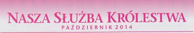 Nasza Służba Królestwa PAŹDZIERNIK 2014