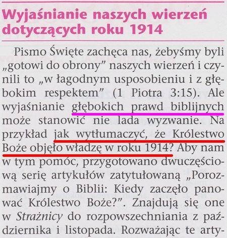 Nasza Służba Królestwa PAŹDZIERNIK 2014