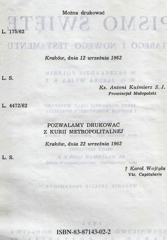 Biblia Jakuba Wujka wyd.III