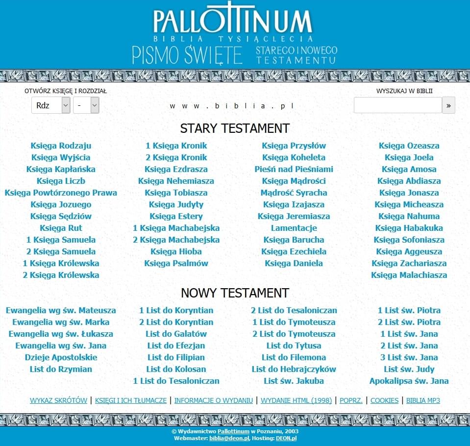 Biblia Tysiąclecia Pallottinum