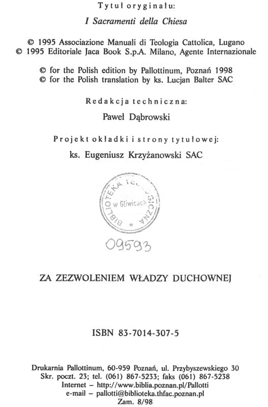Sakramenty Kościoła