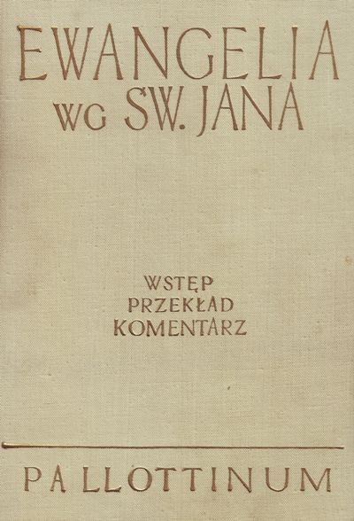 Komentarz KUL Ewangelia wg św. Jana