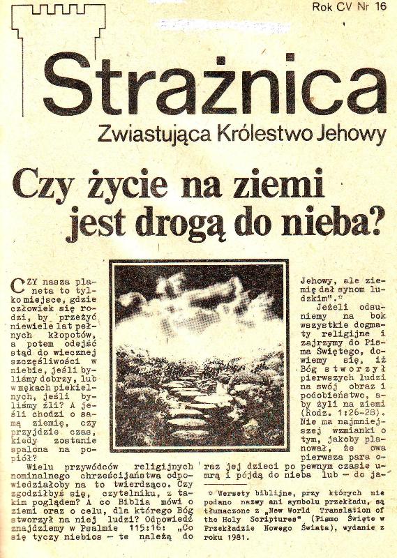 Strażnica 1984 Nr 16