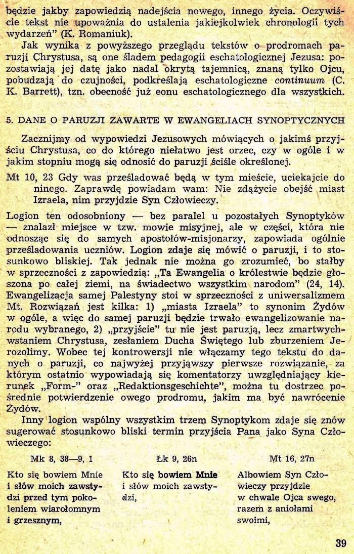 Eschatologia biblijna Nowego Testamentu