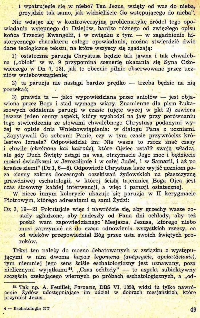 Eschatologia biblijna Nowego Testamentu