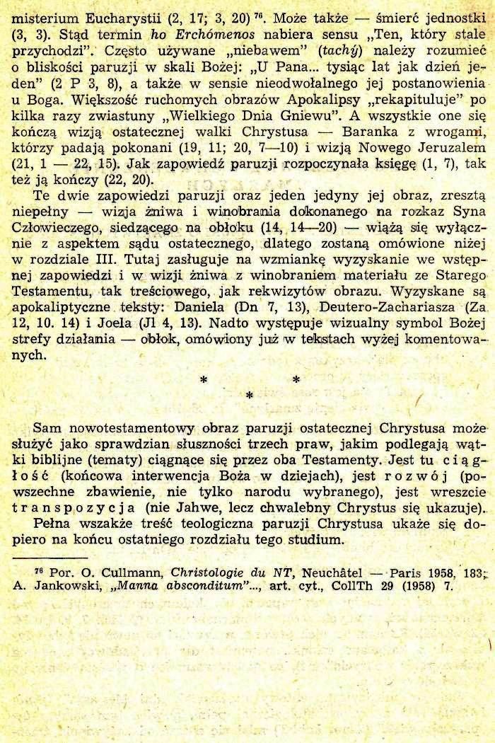 Eschatologia biblijna Nowego Testamentu