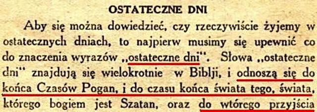 Ostateczne Dni
