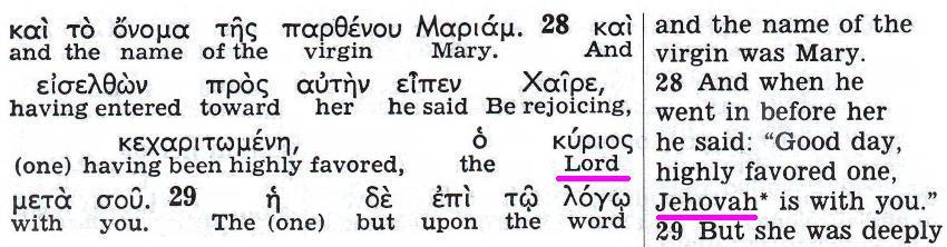 The Kingdom Interlinear Translation of the Greek Scriptures (Pisma Greckie w międzywierszowym przekładzie Królestwa)