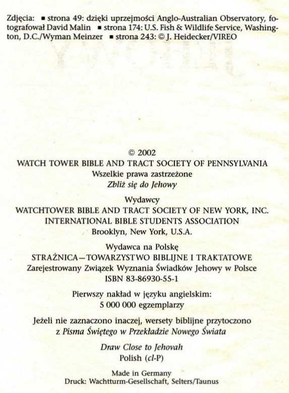 Zbliż się do Jehowy