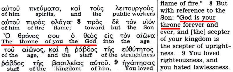 The Kingdom Interlinear Translation of the Greek Scriptures (Pisma Greckie w międzywierszowym przekładzie Królestwa)