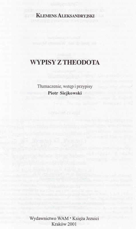 Wypisy do Theodota