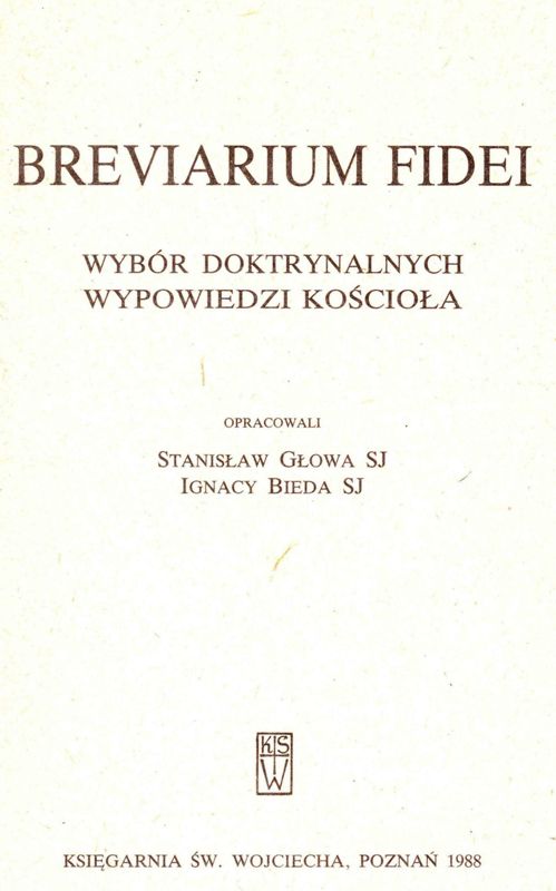 Breviarium Fidei Poznań 1988