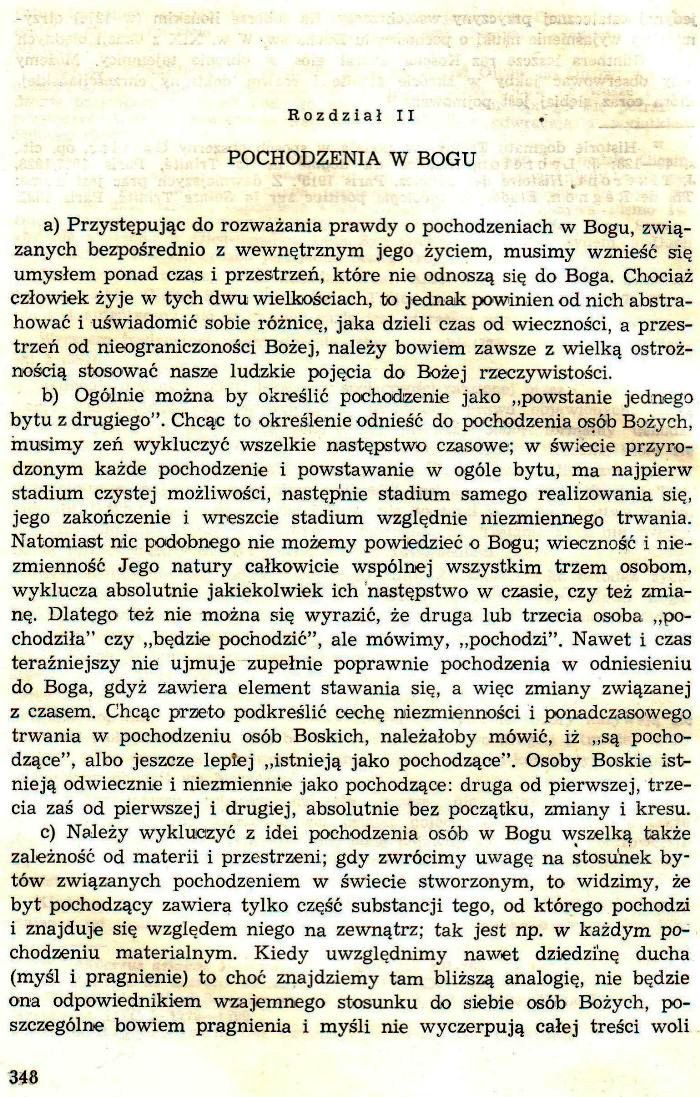 Dogmatyka Katolicka, Bóg jeden w Trójcy Osób