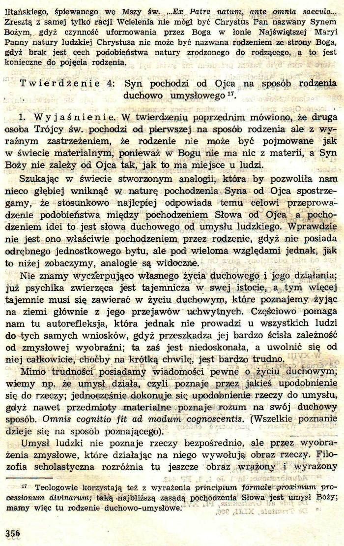 Dogmatyka Katolicka, Bóg jeden w Trójcy Osób