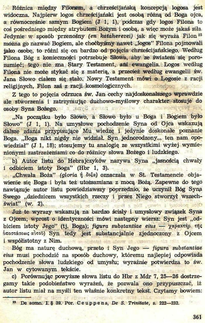Dogmatyka Katolicka, Bóg jeden w Trójcy Osób