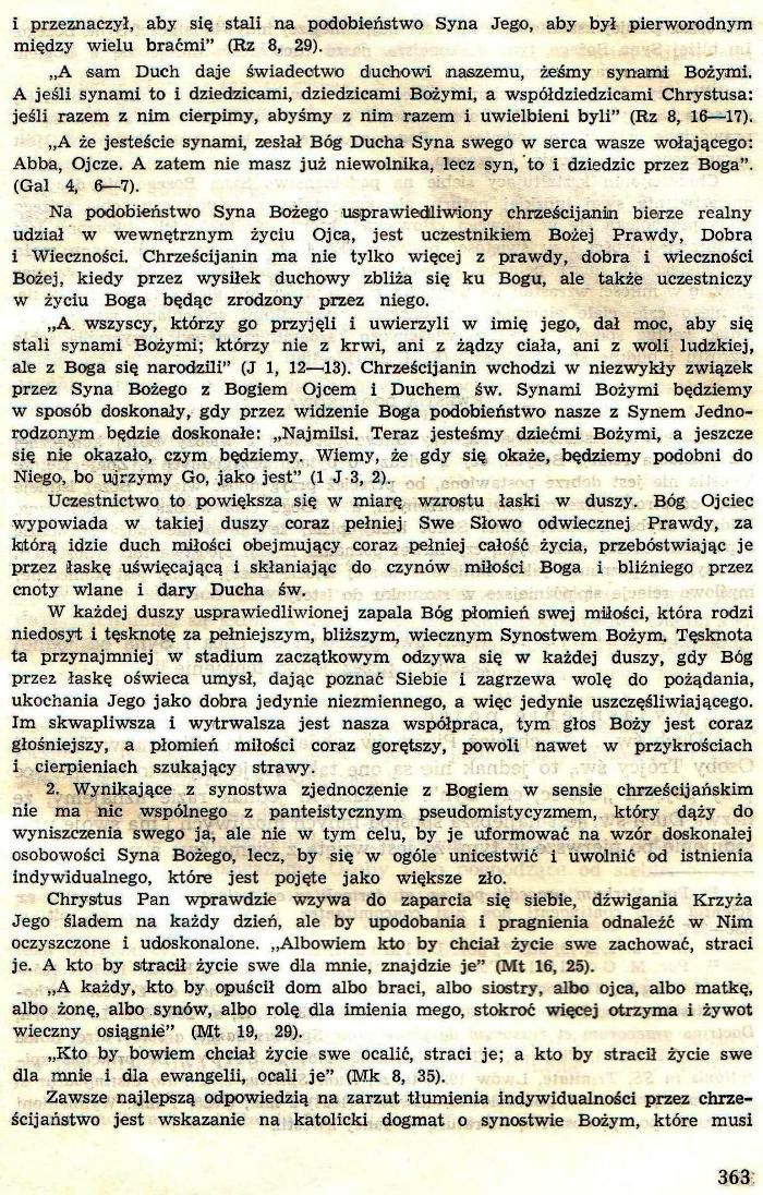 Dogmatyka Katolicka, Bóg jeden w Trójcy Osób