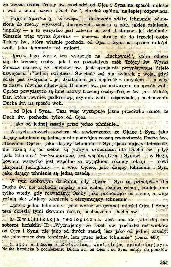 Dogmatyka Katolicka, Bóg jeden w Trójcy Osób