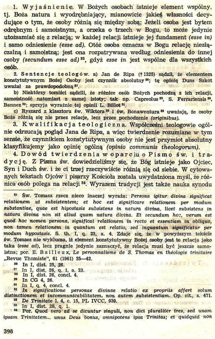 Dogmatyka Katolicka, Bóg jeden w Trójcy Osób