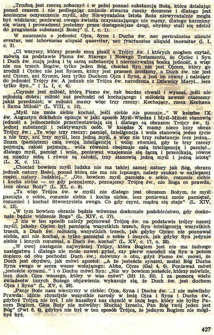 Dogmatyka Katolicka, Bóg jeden w Trójcy Osób