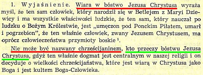 Dogmatyka Katolicka, Chrystus Bóg - Człowiek