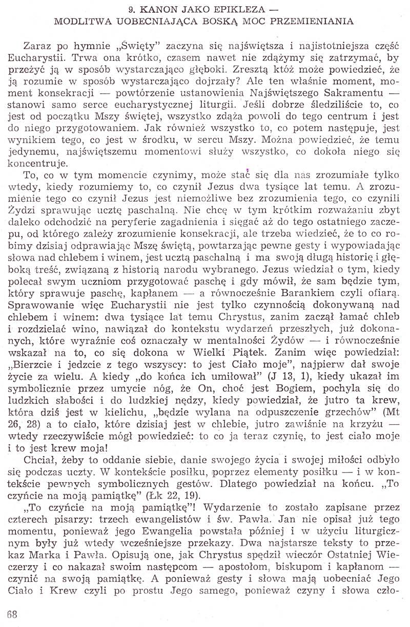 Eucharystia Chrystusa i Kościoła