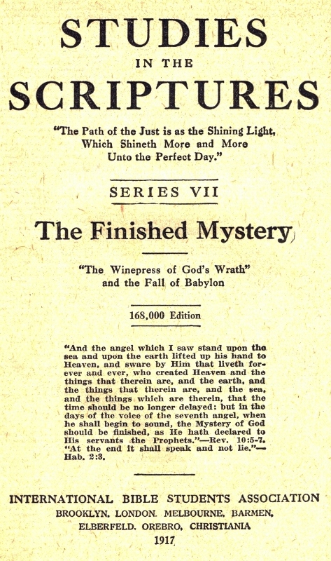 The Finished Mystery