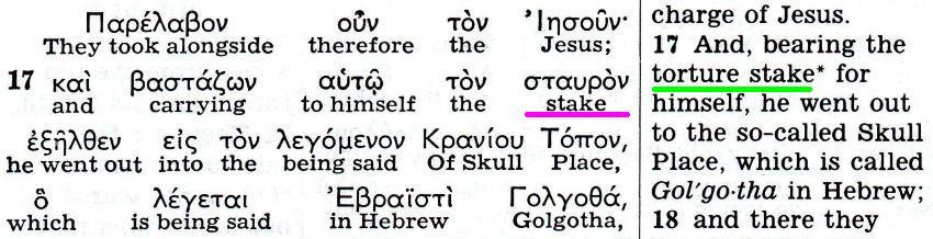 The Kingdom Interlinear Translation of the Greek Scriptures (Pisma Greckie w międzywierszowym przekładzie Królestwa)