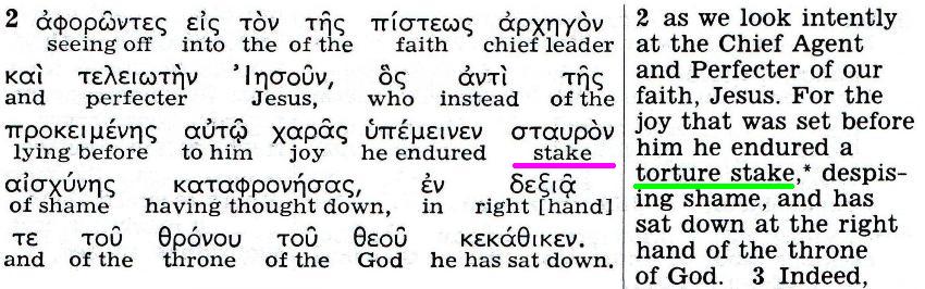 The Kingdom Interlinear Translation of the Greek Scriptures (Pisma Greckie w międzywierszowym przekładzie Królestwa)