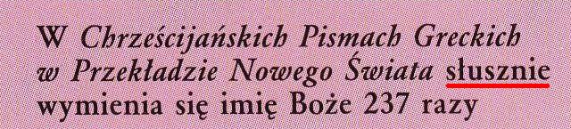 Imię Boże, które pozostanie na zawsze