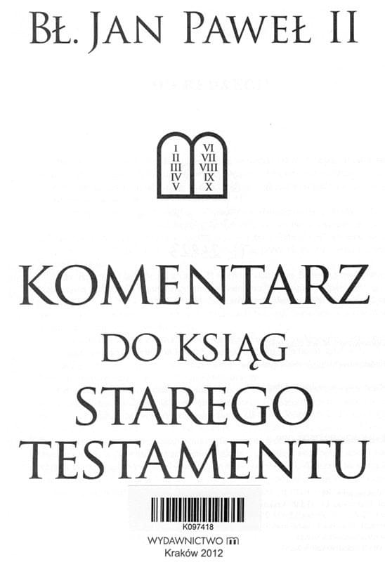 Komentarz do Ksiąg Starego Testamentu