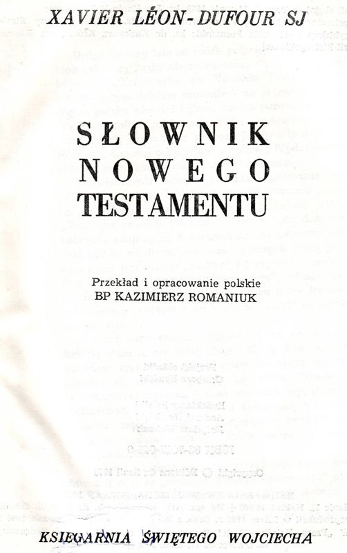 Słownik Nowego Testamentu