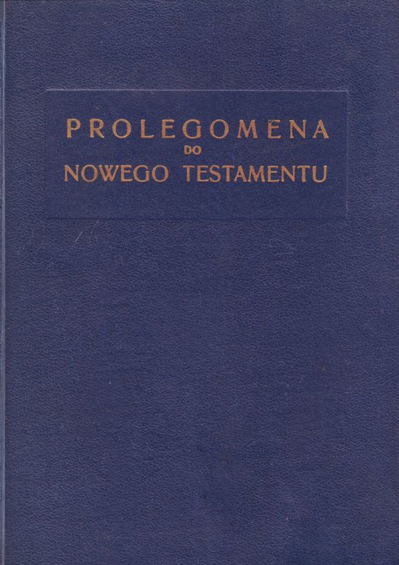 Prolegomena do Nowego Testamentu