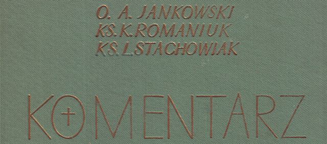 Komentarz Praktyczny do Nowego Testamentu