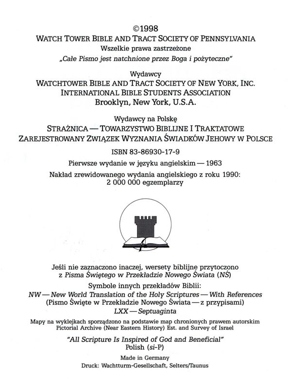 Całe Pismo jest natchnione i pożyteczne