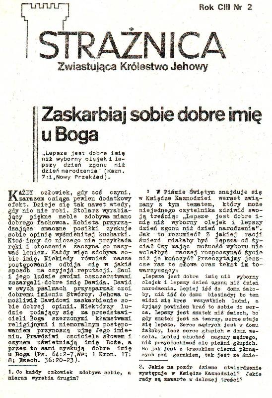 Strażnica 1982 Nr 2