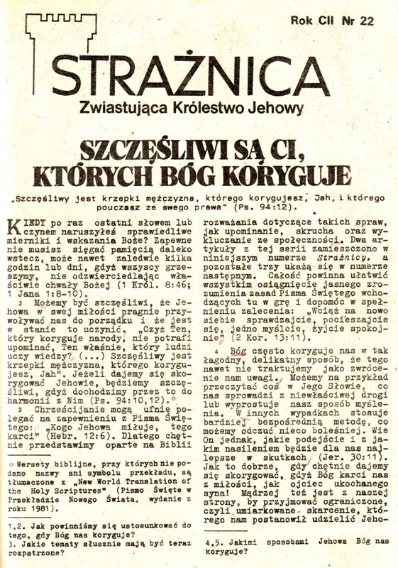 Strażnica 1981 Nr 22