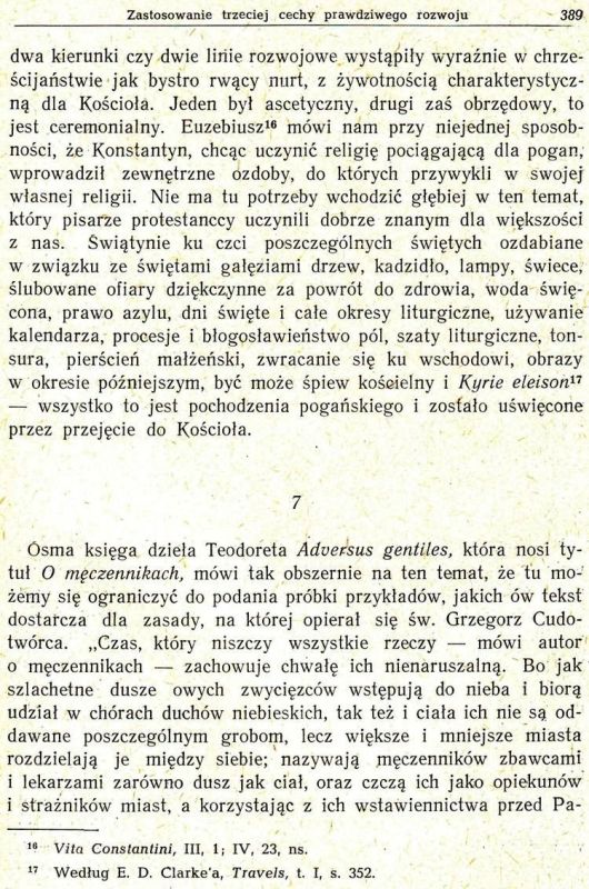 O rozwoju doktryny chrześcijańskiej