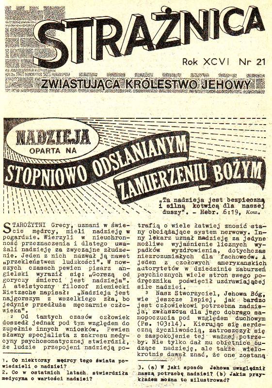 Strażnica 1975 Nr 21