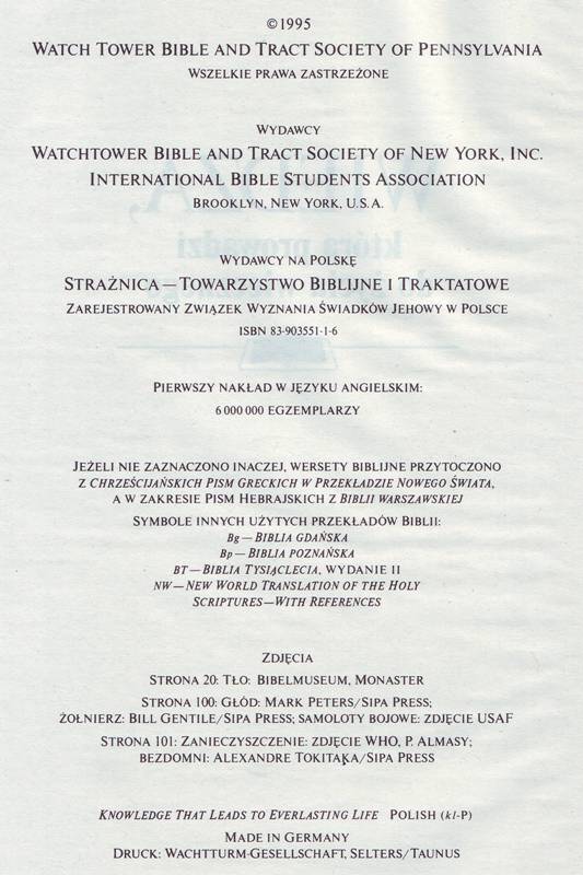 Wiedza, która prowadzi do życia wiecznego