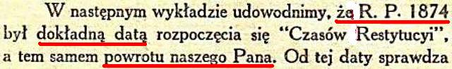 Nadszedł cza wyd.1920