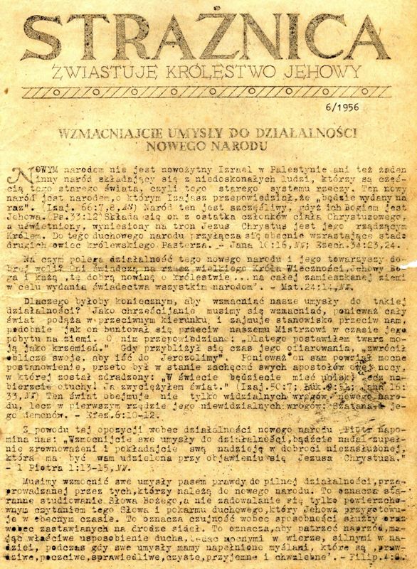 Strażnica 1956 Nr 6