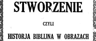 Historia Biblijna w Obrazach